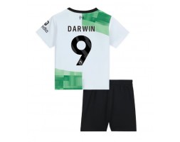 Liverpool Darwin Nunez #9 Bortatröja Barn 2023-24 Kortärmad (+ korta byxor)